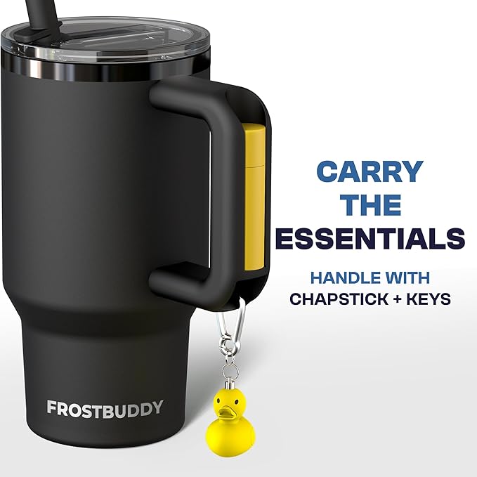 Frost Buddy Thicc Buddy - 16 oz Stainless Steel Vacuum Insulated Tumbler with Lid and Straw for Water - Travel Mug Cupholder Friendly - Gifts for Women Men Him Her (Rocky Top)
