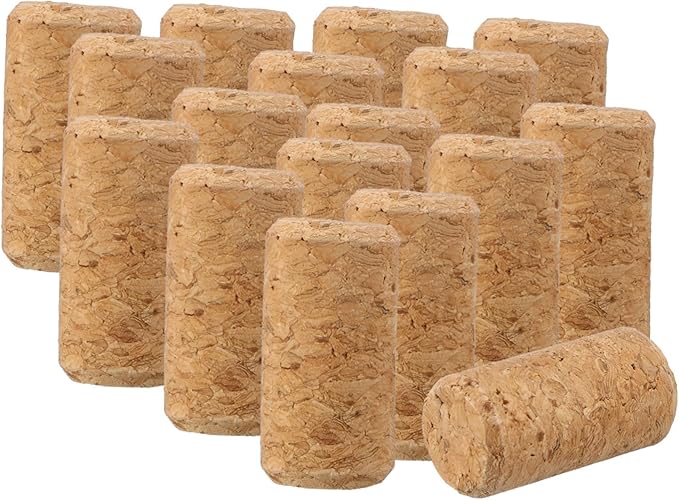 COLLBATH 250pcs Cork Stoppers for Wine Bottles Soft Cork Plugs for Airtight Seal for Home Restaurants Bars Cafes Decoration