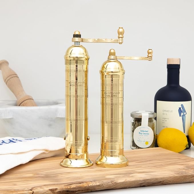 Alexander Home The Original European Mill (Brass, 9-Inch Pepper)