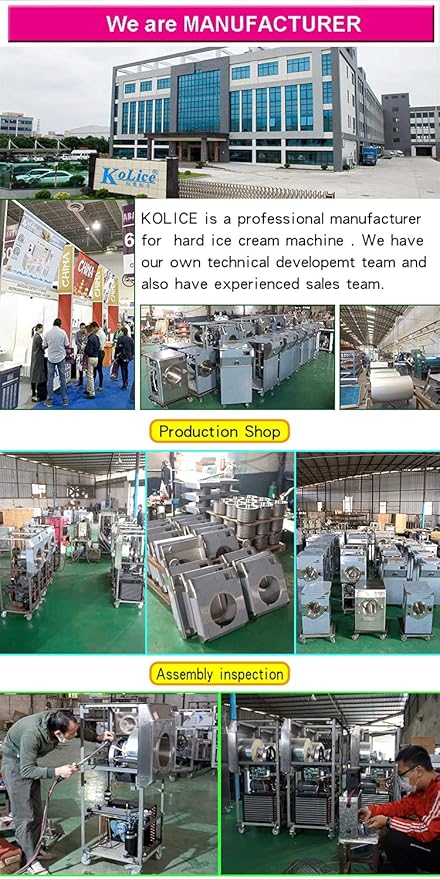 Kolice Heavy Duty ETL Certificate Commercial Gelato Hard ice Cream Machine, Sorbettos Making Machine, Italian water Ice Cream Machine,12-15 Gal/Hour