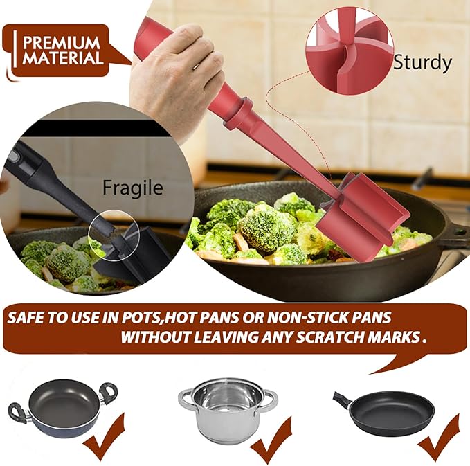 Brush Refills for OXO Dish Brush+ Upgrade Meat Chopper