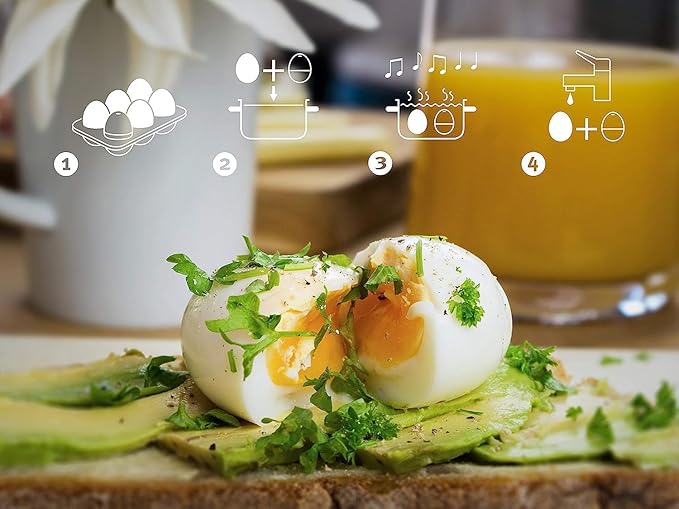 Chicken BeepEgg –Timer for Boiling Eggs – Musical Egg Cooker for Soft, Medium, Hard Boiled Eggs – Food Safe – Singing Floating Timer – Egg Cooker for 3 Levels of Doneness - Brainstream
