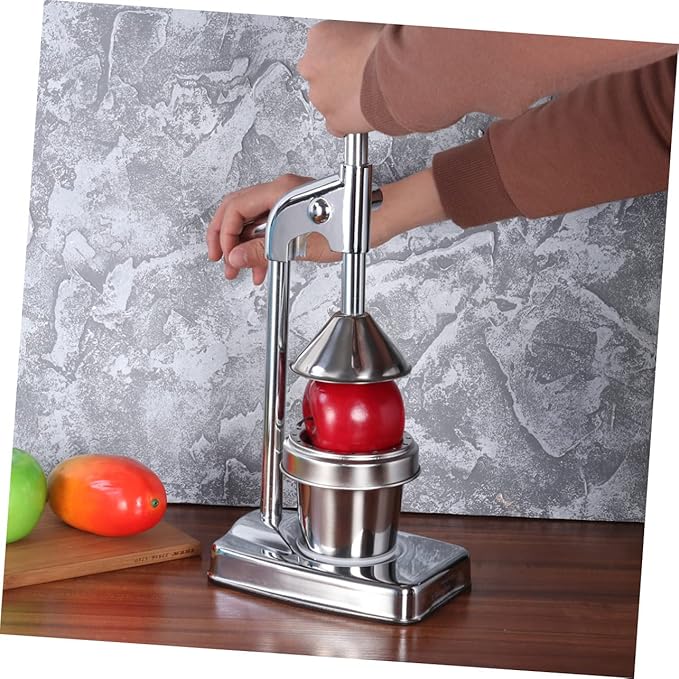 Manual Juicer Cold Press Fruit Vegetable Extractor Portable Juicer Machine Lemon Squeezer No Electricity Required for Citrus Lemon