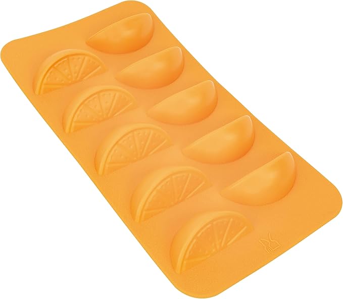 Orange Slices Ice Cube Tray - Fairly Odd Novelties - Fun Fruit Shaped Food Molding Gift