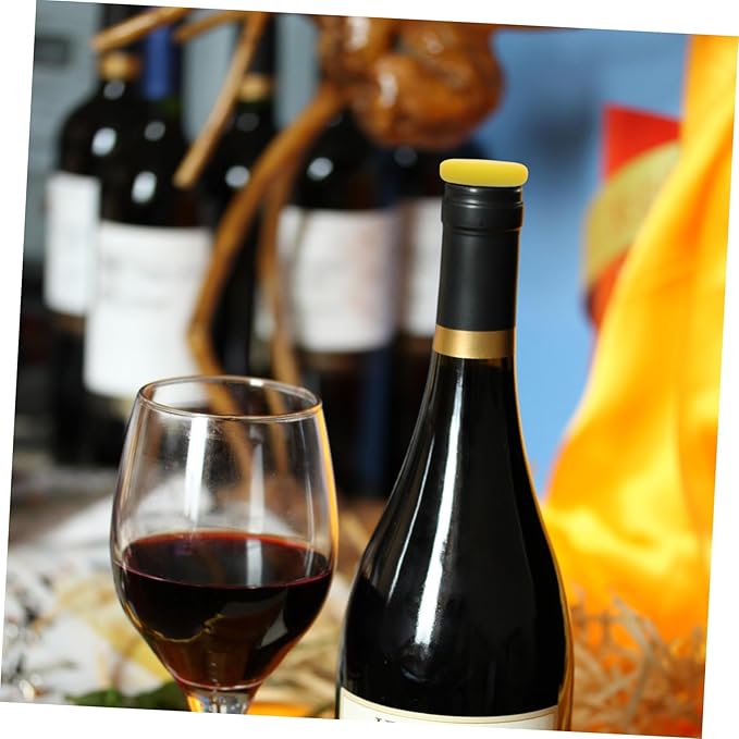 OUNONA 3sets Wine Bottle Stoppers Silicone Seal for Wine Reusable Bottle Stopper for Enthusiasts 6pcs*3