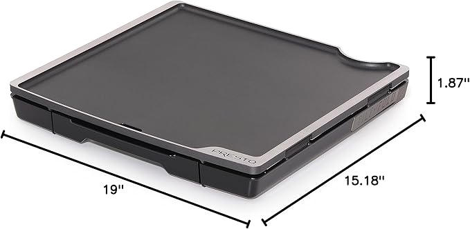 Presto 07073 XL Tilt-N-fold Electric Griddle, Black