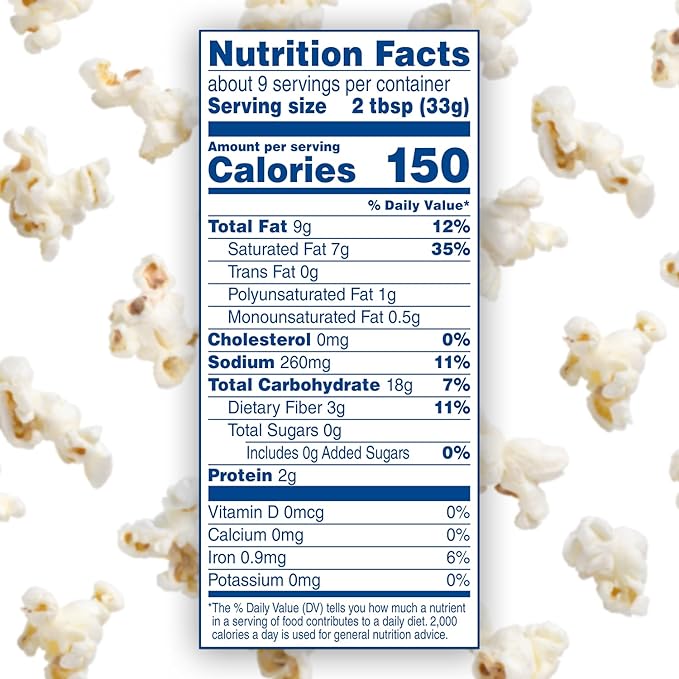 Vogel All in One Coconut Oil Popcorn Kit, 10.6 Ounce (Pack of 24)