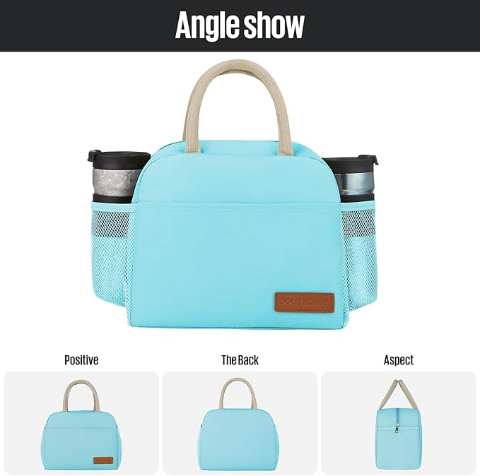 douyadady Lunch Bag Women/Men Lunch Box Women/Men (blue)