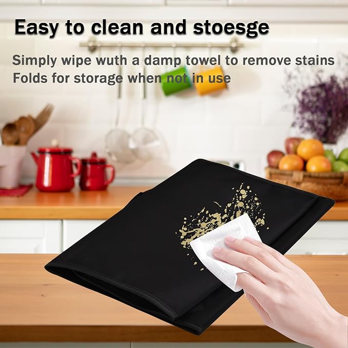 Bread Maker Machine Cover for Cuisinart Bread Maker Machine, Heavy Duty Waterproof Protective Bread Machine Cover Compatible for Cuisinart Compact and Automatic Bread Maker Machine CBK-110P1 (Black)