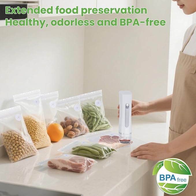 Reusable Vacuum Seal Bags, BPA-Free Food-Grade, Leakproof & Odor-Resistant, Freezer & Microwave Safe, Heavy-Duty Clear Bags for Meat, Seafood, Snacks, Dry Goods, 30 Pack (11.81" x 13.39")