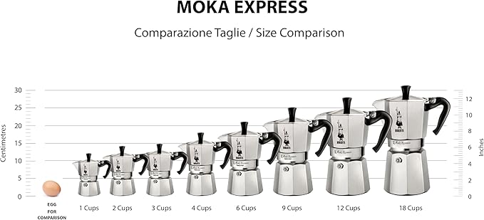 Bialetti - MOKA EXPRESS 3 Cup (Red or Black)