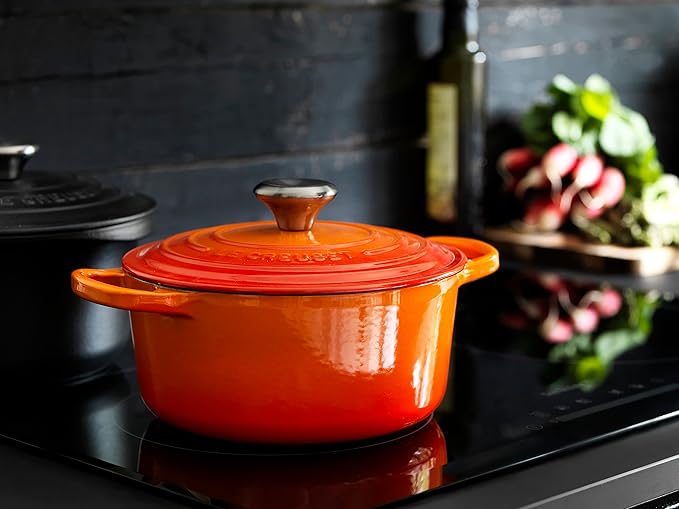 Le Creuset Enameled Cast Iron Signature Round Dutch Oven, 3.5 qt, Flame