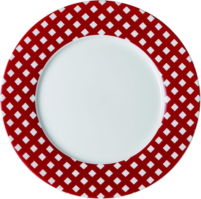 Pfaltzgraff Kenna Red 16-Piece Porcelain Dinnerware Set, Service for 4