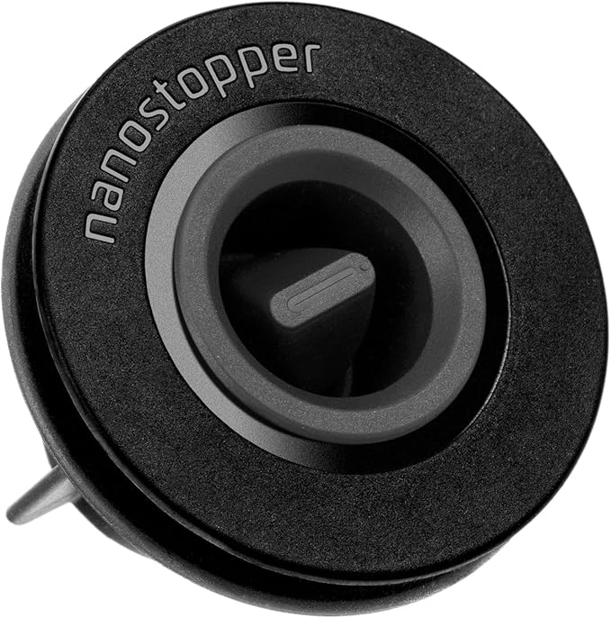 Airtender Reusable Food Grade Silicone Nanostoppers, Extra Wine Bottle and Jar Stoppers for Use with Airtender Wine Vacuum - 6 Nano Stopper Vacuum Plugs