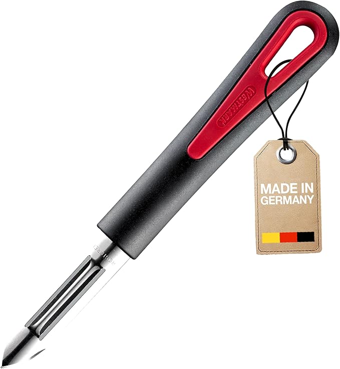 Westmark Germany Stainless Steel Vegetable Peeler (Red/Black)
