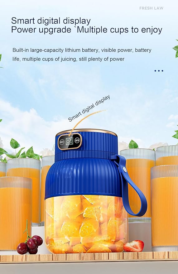 Portable Blender,Portable Blender for Shakes and Smoothies, Personal Size High Speed Blender,21oz USB C Rechargeable Blender for Travel/Picnic/Office/Gym/Sport (GREEN)