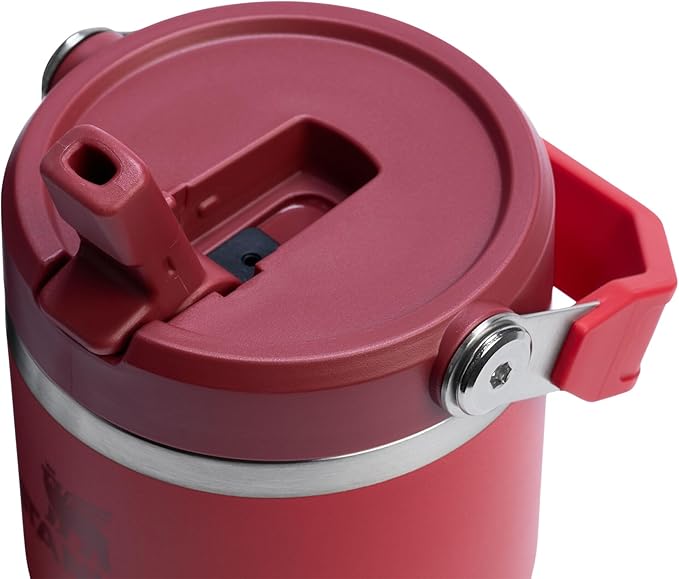 STANLEY IceFlow 2.0 Flip Straw Tumbler with Handle 20 oz | Twist On Lid and Flip Up Straw | Leakproof Water Bottle | Insulated Stainless Steel | BPA-Free | Chili Red