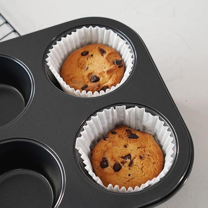 Yorkshire Pudding Pan Pop Over Baking Pans Popover Pans Nonstick 6 for Oven Baking, Frittatas, Muffins, Quiches, Pudding Cakes