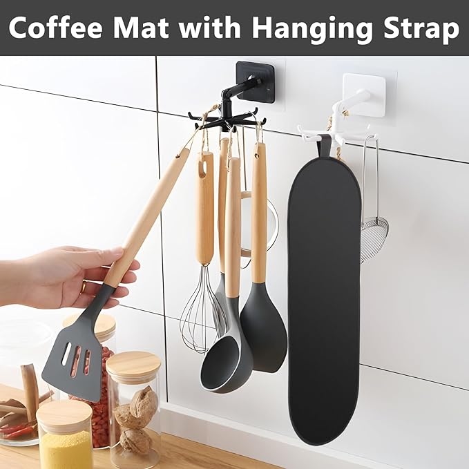 Sliding Pad for Ninja Single Serve Coffee Maker PB051 & PB055, Anti-slip Base Design Is Not Easy to Move, Convenient Storage Strap Design, Ideal Gift for Mom