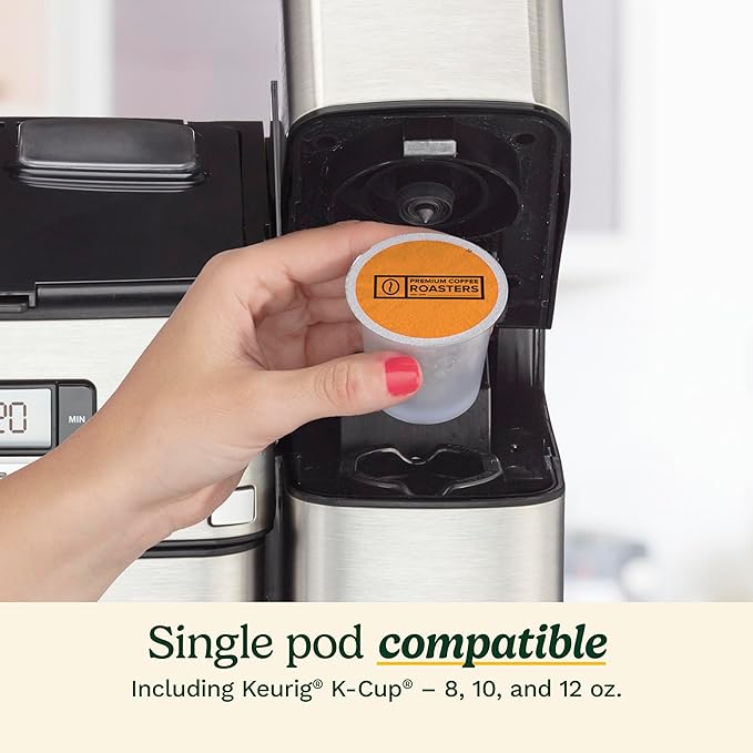 Cuisinart Coffee Center Grind and Brew Plus, Built-in Coffee Grinder, Coffeemaker and Single-Serve Brewer with 6oz, 8oz and 10oz Serving Size, Black/Silver, SS-GB1NAS