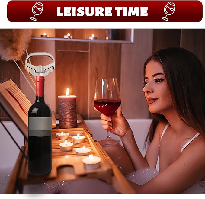 3 in 1 Ah So Two Prong Wine Opener & Cork Remover,It Can Remove The Older and Fragile Wine Corks so Easy for Connoisseurs to Uncork (classic)