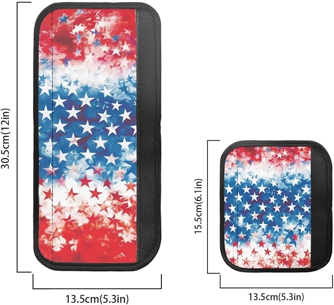 American Flag Theme Refrigerator Handle Door Covers 6 Pcs Microwave Dishwasher Keep Kitchen Clean from Smudges Food Stains Fingerprints July 4th USA Independence Day Decor