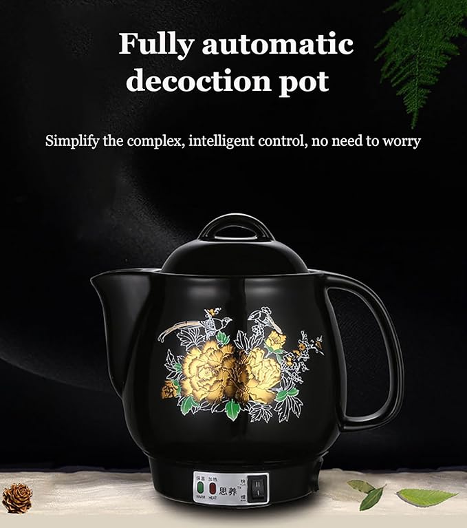 Smart Automatic Chinese Herbal Pot, Herbal Medicine Cooker, Chinese Medicine Cooking Pot, 3 Preset Modes (Decoct/Soup/Tea), with Keep Warm, for TCM Lovers 4L