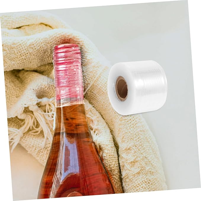 GALPADA 1roll Seal Films for Wine Bottles Freshness Wine Bottle Neck Wrapping Film