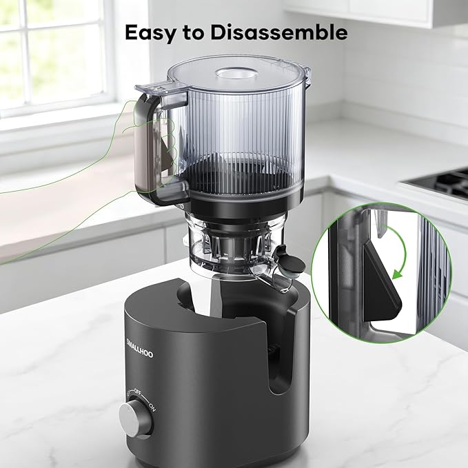 3-in-1 Juicer Machines, Cold Press Juicer 7“ Large Chute & 120oz – for Whole Vegetables & Fruits, High Juice Yield | Nut Milk | Natural Sorbet, Sliver