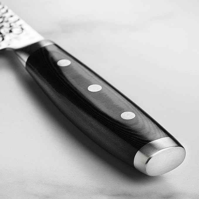 Enso Chef's Knife - Made in Japan - HD Series - VG10 Hammered Damascus Stainless Steel Gyuto - 8"