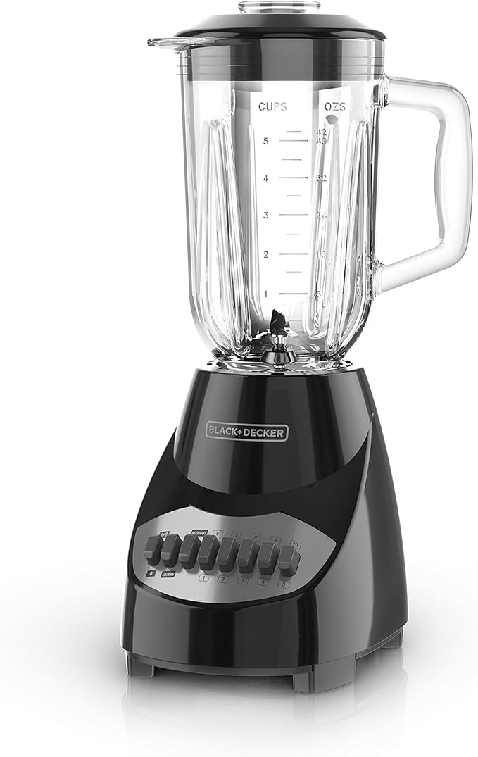 BLACK+DECKER 8-Cup Food Processor and 10-Speed Countertop Blender Bundle