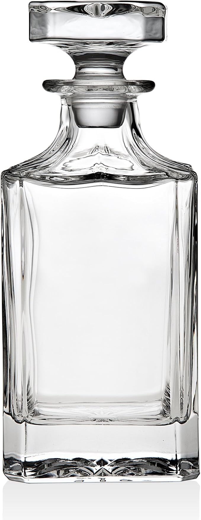 Whiskey Decanter for Liquor Scotch Bourbon Vodka or Wine - 750ml