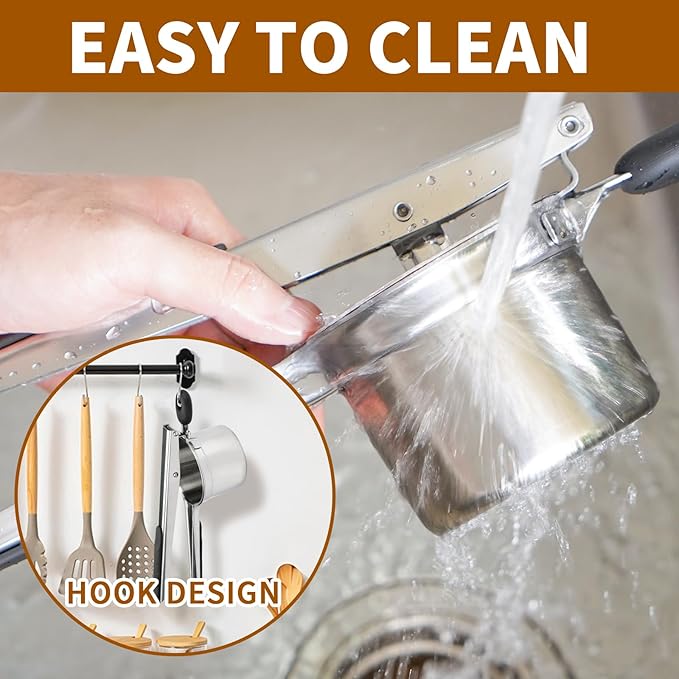 15oz Potato Ricer Heavy Duty Stainless Steel 3 Interchangeable Discs Potato Masher Spaetzle Maker with Silicone Handle, Ricer Kitchen Tool Perfect Ricer for Mashed Potatoes for Kitchen