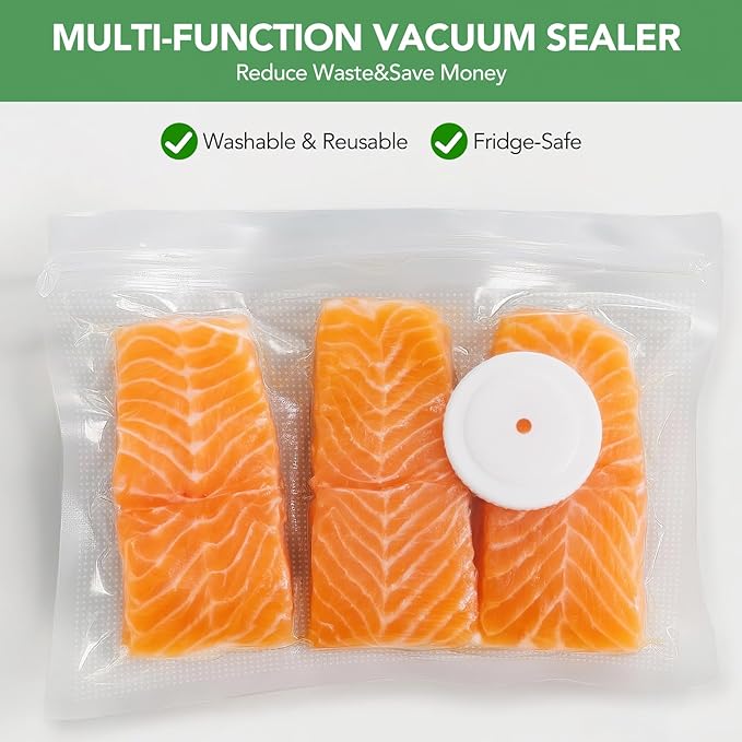 Electric Mason Jar Vacuum Sealer Kit – Automatic Jar Sealer for Wide & Regular Mouth Mason Jars, Food Storage Vacuum Sealer for Coffee Beans, Dry Food & Meal Prep Includes 30 Lids