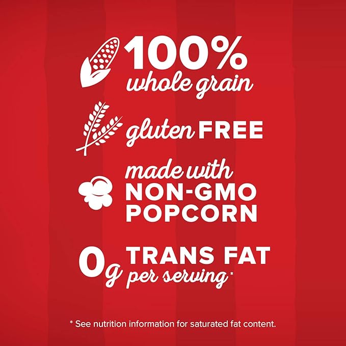Orville Redenbacher’s Microwave Popcorn + Tub, Movie Theater Butter Flavor, 3g Fiber Per Serving, 3.9 oz. (12 Boxes)