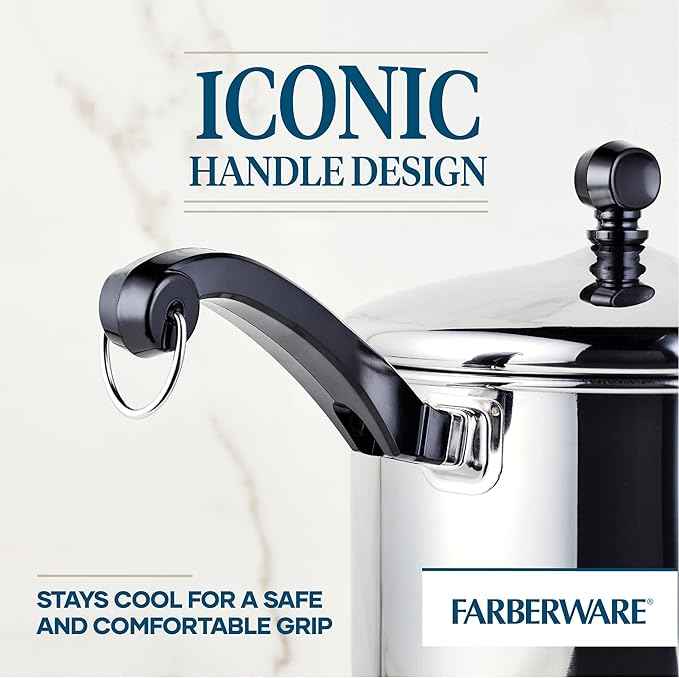 Farberware Classic Stainless Steel Sauce Pan/Saucepan with Lid, 3 Quart, Silver