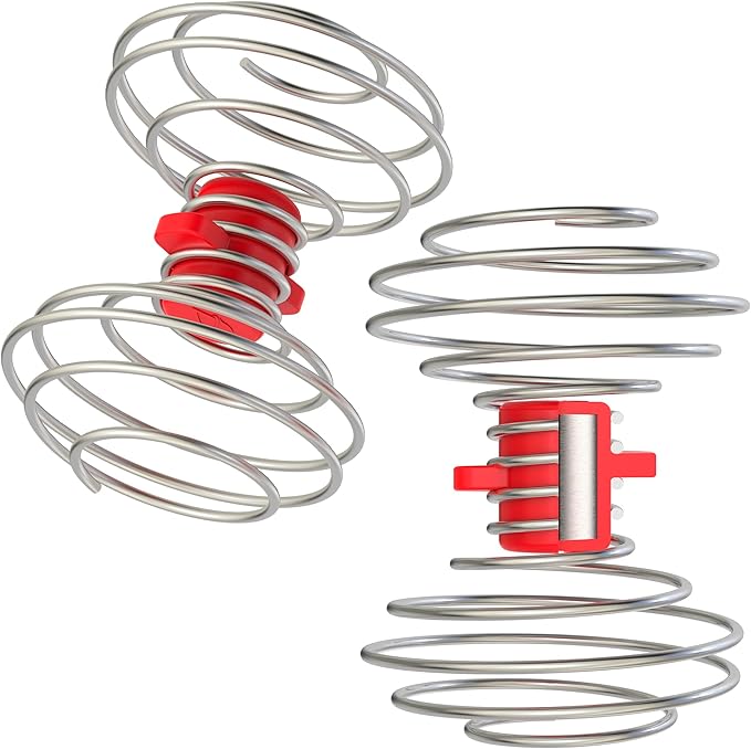 PowerWhisk [2 Pack] No Clumps Powerful Protein Shaker Balls | Double the weight of a Shaker Ball | Stainless Steel Wire Whisk Ball can Blend Bananas (Shaker Bottle Not Included)