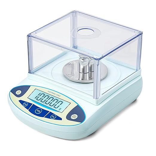 Lab Scale 2000g x 0.001g, High Precision Analytical Balance with Digital Windshield. Electronic Gram Scale for Jewelry/Kitchen/Scientific Use, 11 Units Conversion, Portable Digital Scientific Scale