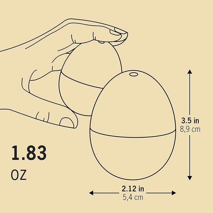 50s BeepEgg – Egg Timer for Boiling Eggs – Musical Egg Cooker for Soft, Medium, Hard Boiled Eggs – Food Safe – Singing Floating Egg Timer – Egg Cooker for 3 Levels of Doneness - Brainstream
