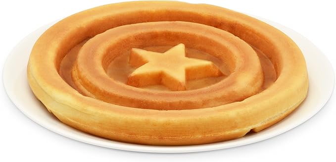 Marvel MVA-278 Captain America Waffle Maker, Blue (Pack of 3)