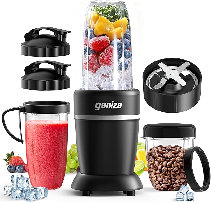 Ganiza GB08 Smoothie Blender and 6 in 1 Hand Blneder