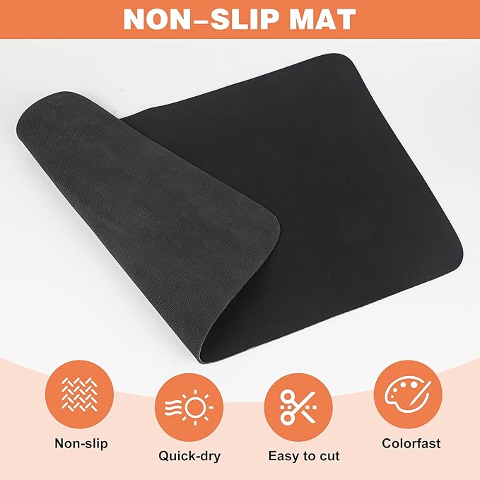 Top Mat for Ninja Luxe Espresso Coffee Machine ES601 Waterproof Heat-Resistant, Coffee Mat for Countertops Accessories Fit Under Coffee Machine Drying Mat, Bar Mats Accessories for Ninja Cafe