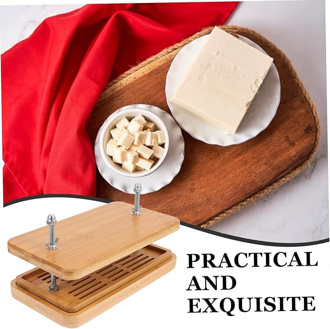 Garneck Tofu Press Adjustable Pressure Efficient Tofu Maker Draining Tool Filtration System Kitchen Essential
