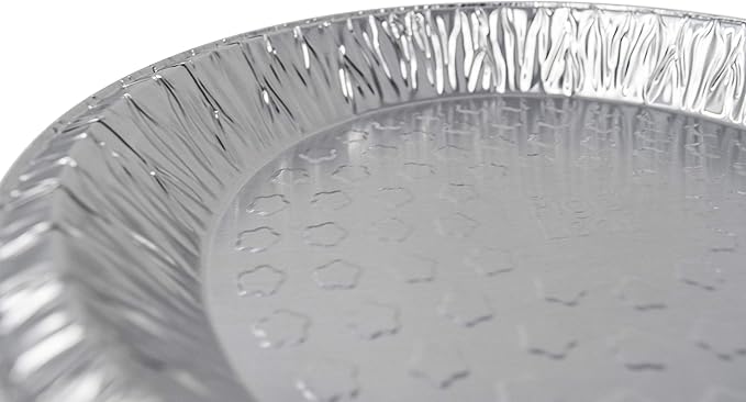 Fig & Leaf (360 Pack) Premium 9-Inch Pie Pans l Disposable Aluminum Foil l Heavy-Duty l Tin Plates for Tart Quiche Pies