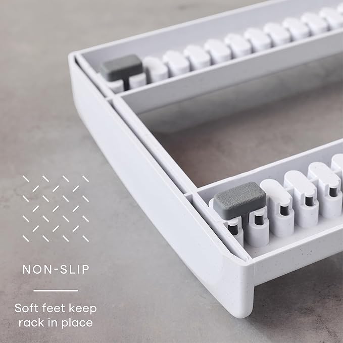 YouCopia StoreMore Adjustable Bakeware Rack with Steel Wires, Cookie Sheet Baking Pan and Tray Organizer for Kitchen Cabinet and Pantry Storage, Premium Edition