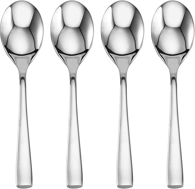 Mikasa, Delano Flatware Service for 4, 20 Piece Set, 18/0 Stainless Steel Silverware Set