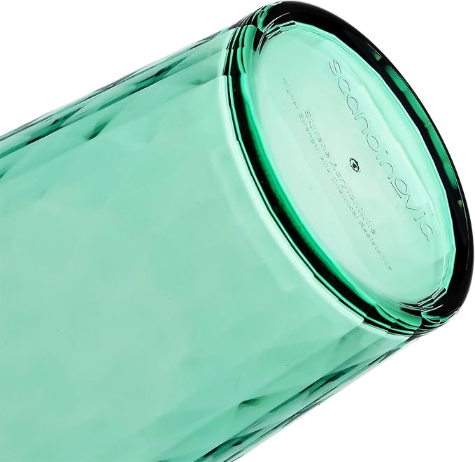 SCANDINOVIA - 19 Oz Unbreakable Cups - Vibrant Acrylic Tumblers, Shatterproof, Reusable & Dishwasher Safe, Smooth Rims, BPA-Free, Indoor & Outdoor Use, Plastic Cocktail Glasses - Set of 6-19 Oz