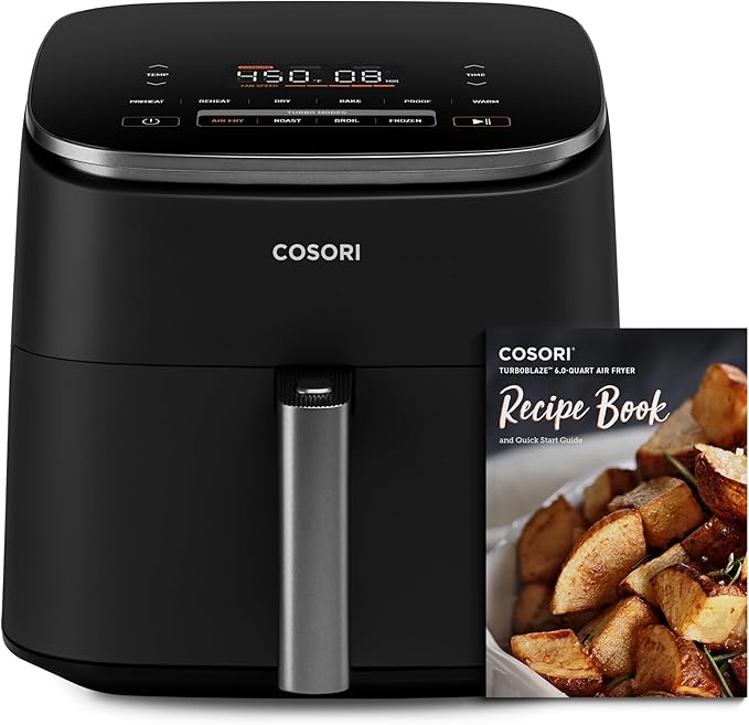 COSORI Air Fryer TurboBlaze 6.0-Quart Compact Airfryer & Electric Pressure Cooker 6 Quart & 18 Functions Rice Cooker