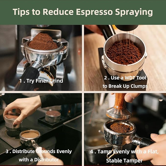 54mm Bottomless Portafilter for Breville Barista Express/Pro/Touch/Bambino18-21g Precision Basket, Stainless Steel 304 Filter Basket, Naked Portafilter for Espresso Extraction(Rosewood)