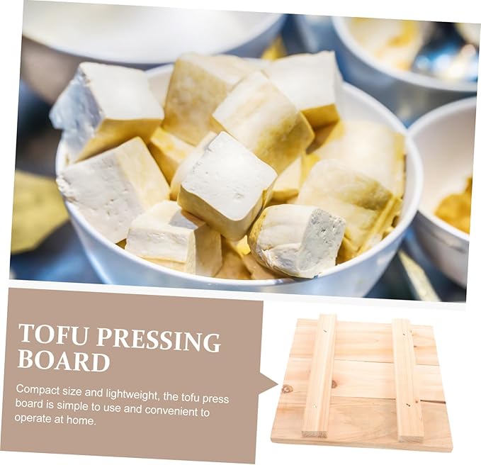 Wooden Tofu Press Board Mold Tofu Maker Cheese Press Mold Handmade Squeezer